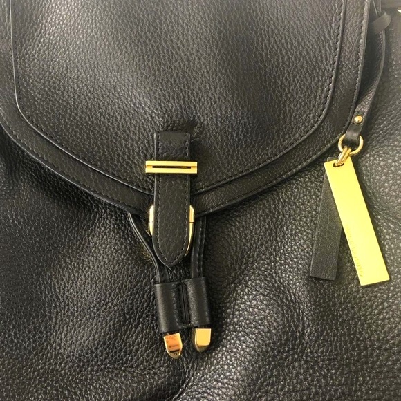 Vince Camuto Robyn Black Leather Backpack - Picture 4 of 4